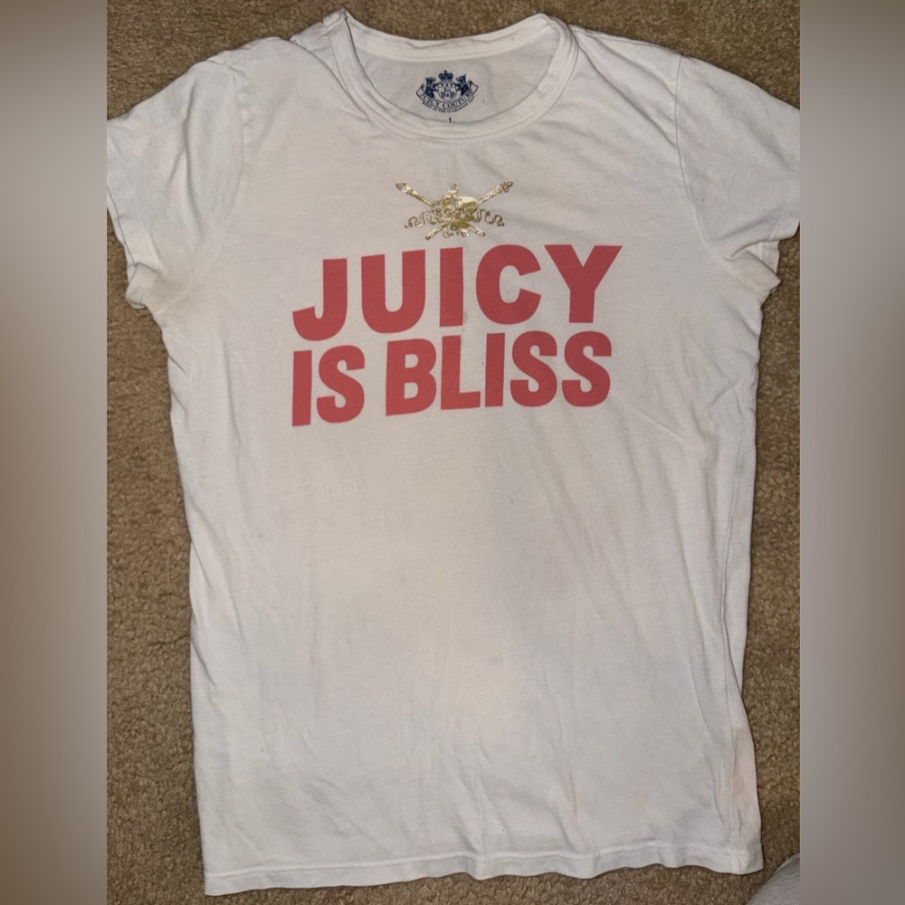 Ladies Juicy Couture TShirt Sz Large